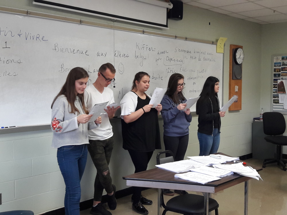 Un échange linguistique belgo-américain entre l’AEB et la Essex High School