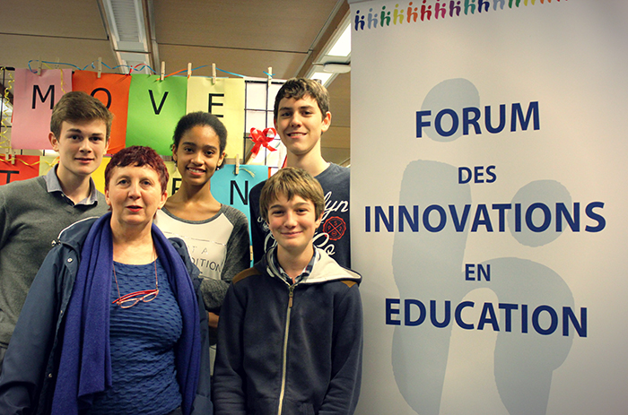 L'équipe au Forum des Innovations en Éducation