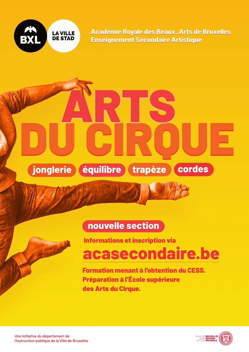 affiche arts du cirque