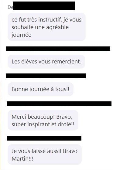 Le retour des élèves