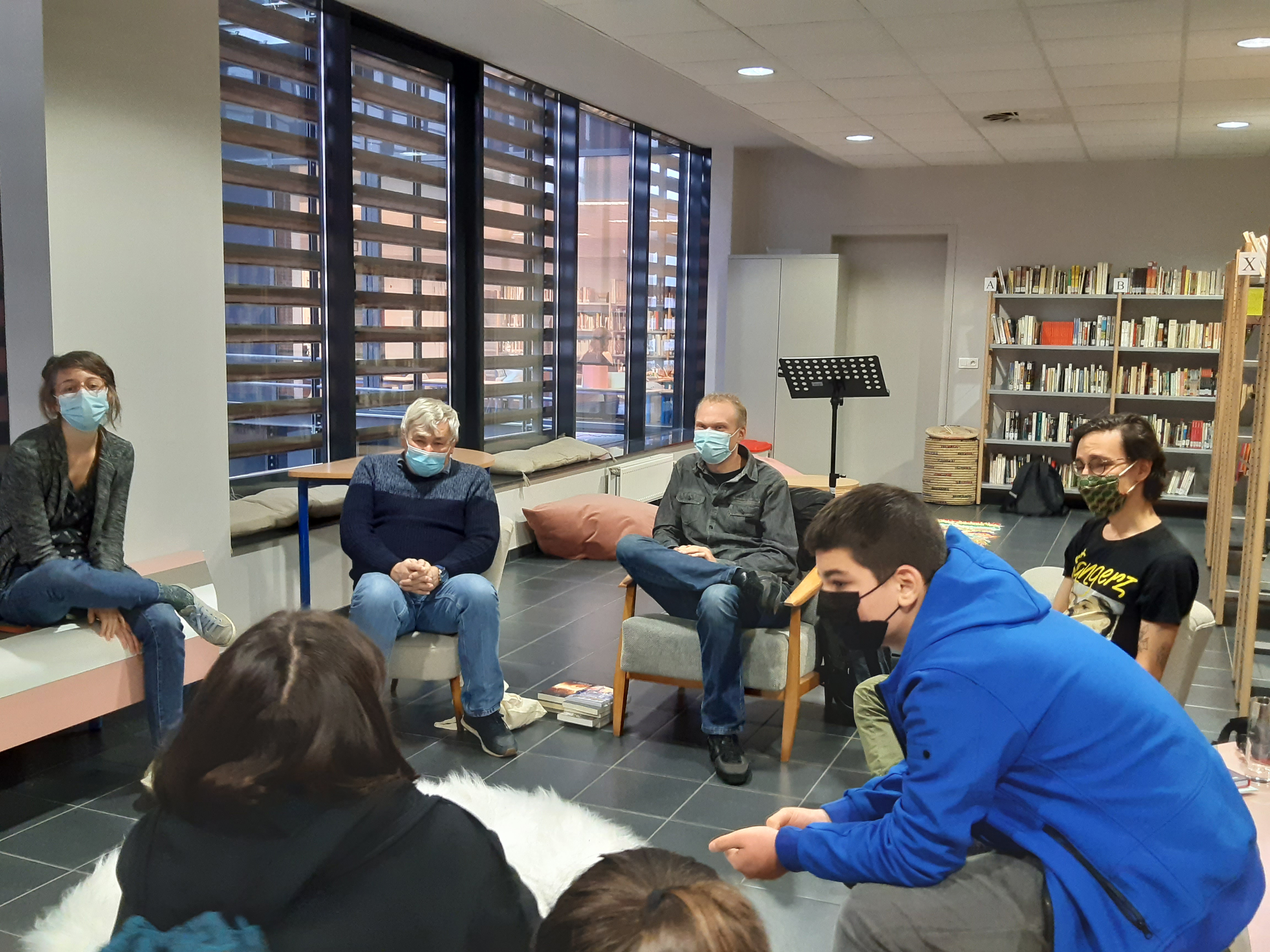 Inauguration bibliothèque AMY rencontre auteurs