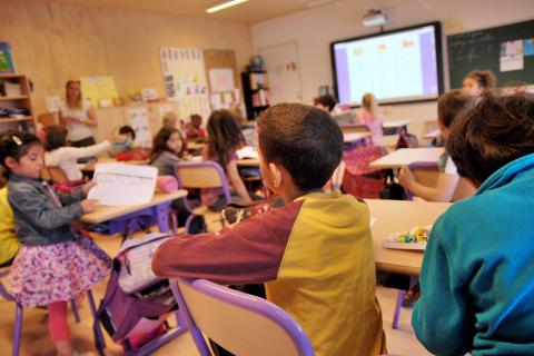 enfants dans une classe