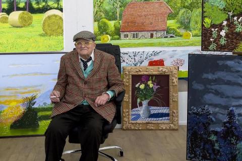 Visite exposition David Hockney