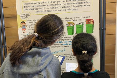 Exposition à primaire Steyl filles garçons