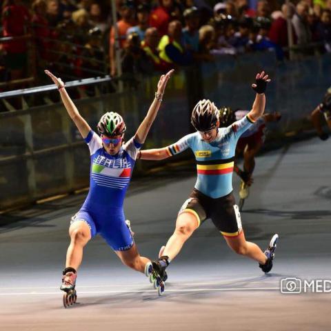 Anke Vos, leerkracht in de basisschool De Droomboom en atlete