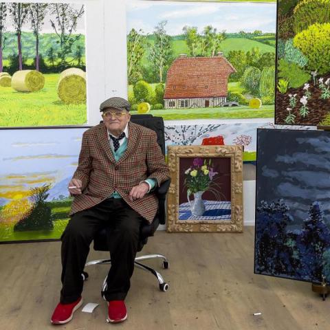 Visite exposition David Hockney